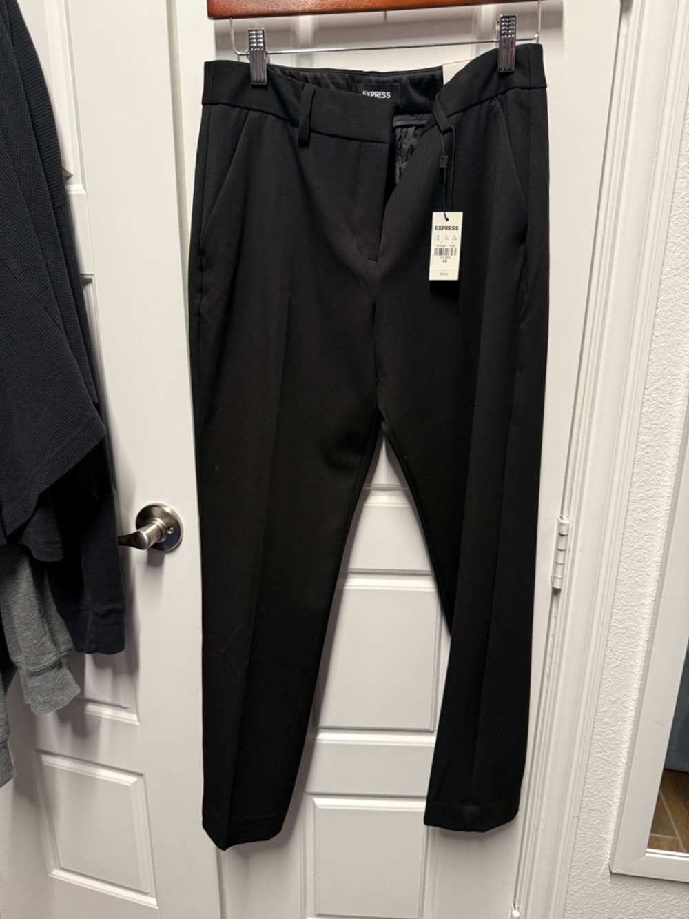 Express so Men’s Black Dress Pants - Classic Tailored Fit